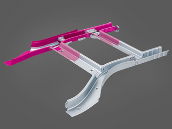 Integrated Rear Frame Formed by Hot Stamping