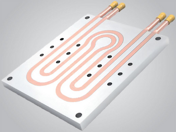Battery Buried tube liquid cold plate