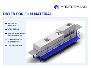 Dryer for film material