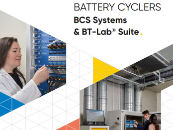 BCS Battery Cyclers with EIS and BT-Lab Software Suite