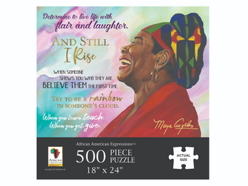 Maya Angelou 500-Piece Jigsaw Puzzle