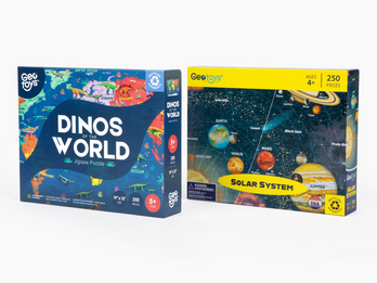 Dinos of the World and Solar System jigsaw puzzles