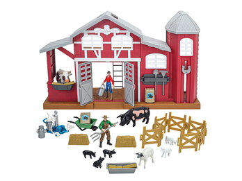 Big Country Adventure - 38-Piece Dairy Barn Playset