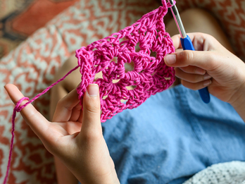 Explore Crochet Granny Square Kit - available in 3 colors