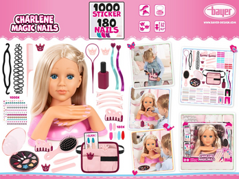 Charlene Magic Nails Styling Head