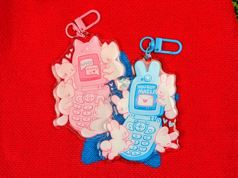 Cell Phone Cutie Keychains!